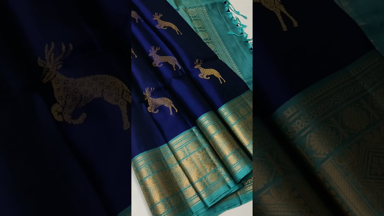 ✨Pure Kanjivaram Handloom Soft Silk Sarees at Just ₹7700✨ 📱90425 98287 #sarees #trending #softsilk