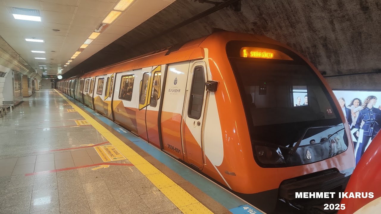 Metro İstanbul|CAF 60000|M4|Kadıköy-SGH Arası Cer Motoru Sesi Eşliğinde Yolculuk
