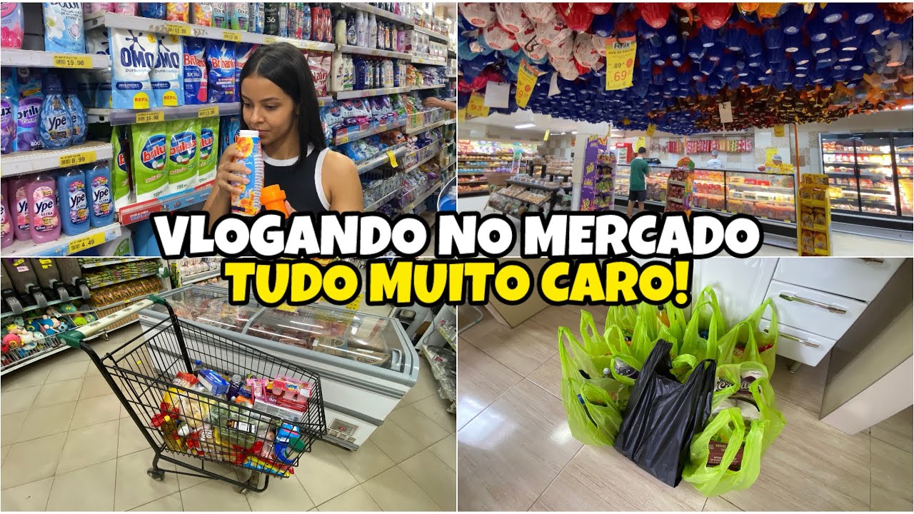 VLOG DE MERCADO 🛒💸 | FIZ AS COMPRAS + QUANTO GASTEI?