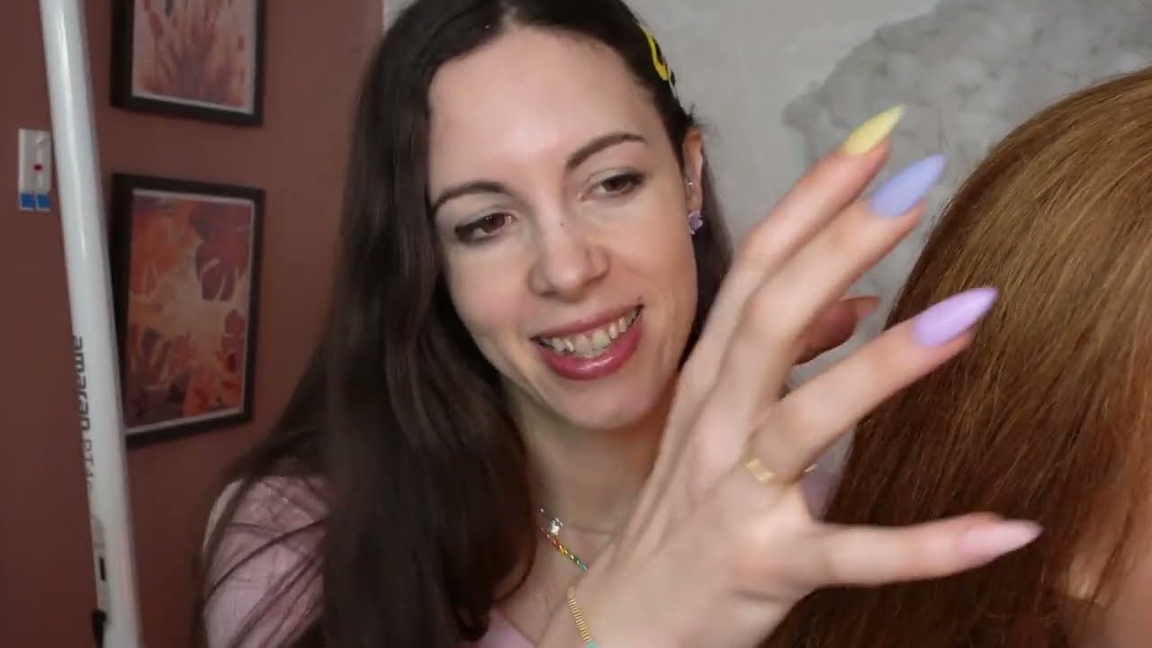 ASMR | Girl In Back Of Class Plays With Your Hair & Wooden Makeup