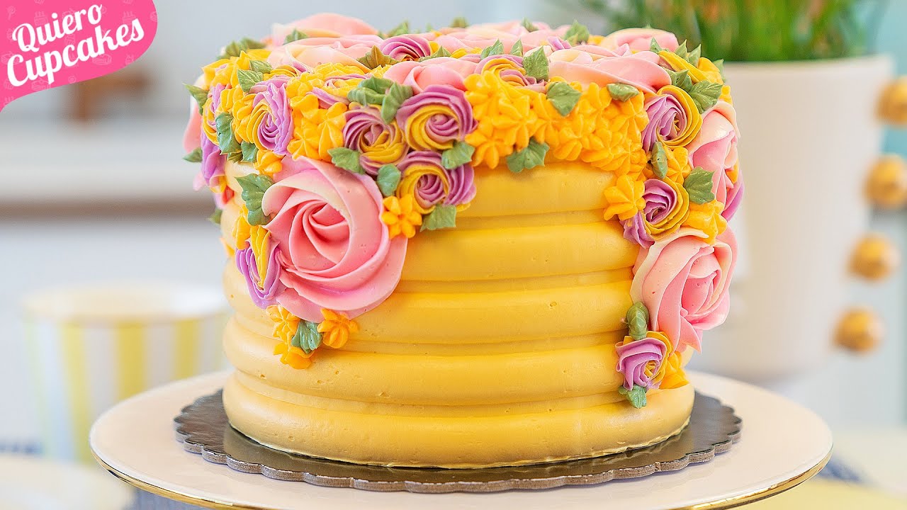 TÉCNICAS DE DECORACIÓN DE TARTAS CON BOQUILLAS Y SCRAPPER 👌 | QUIERO CUPCAKES