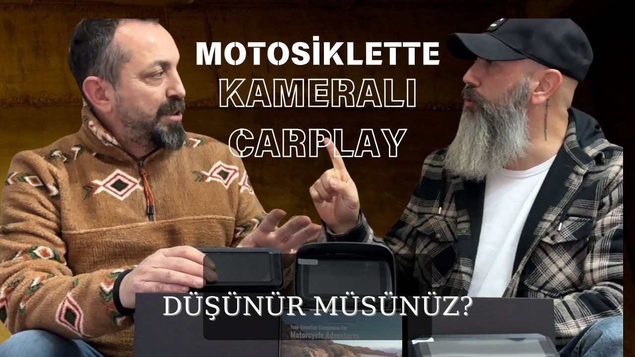 MOTOSİKLET KAMERALI CARPLAY SİSTEMİ