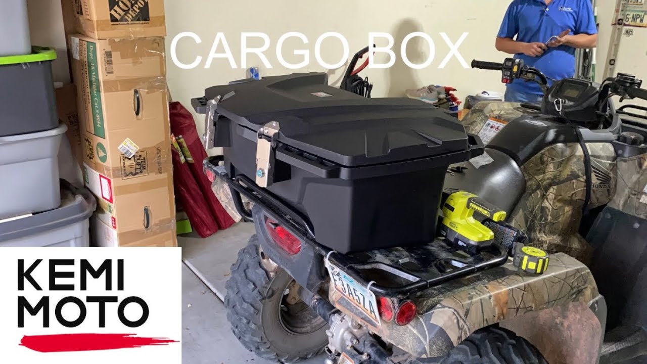 Honda Rancher box , KEMIMOTO 40L ATV CARGO BOX INSTALL AND REVIEW , AND COMPARE TO ANOTHER BRAND