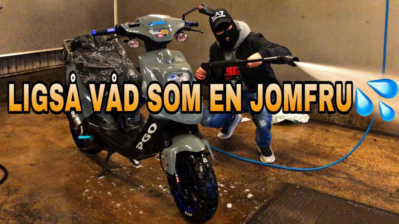 SÅDAN VASKER JEG MIN TUNED SCOOTER