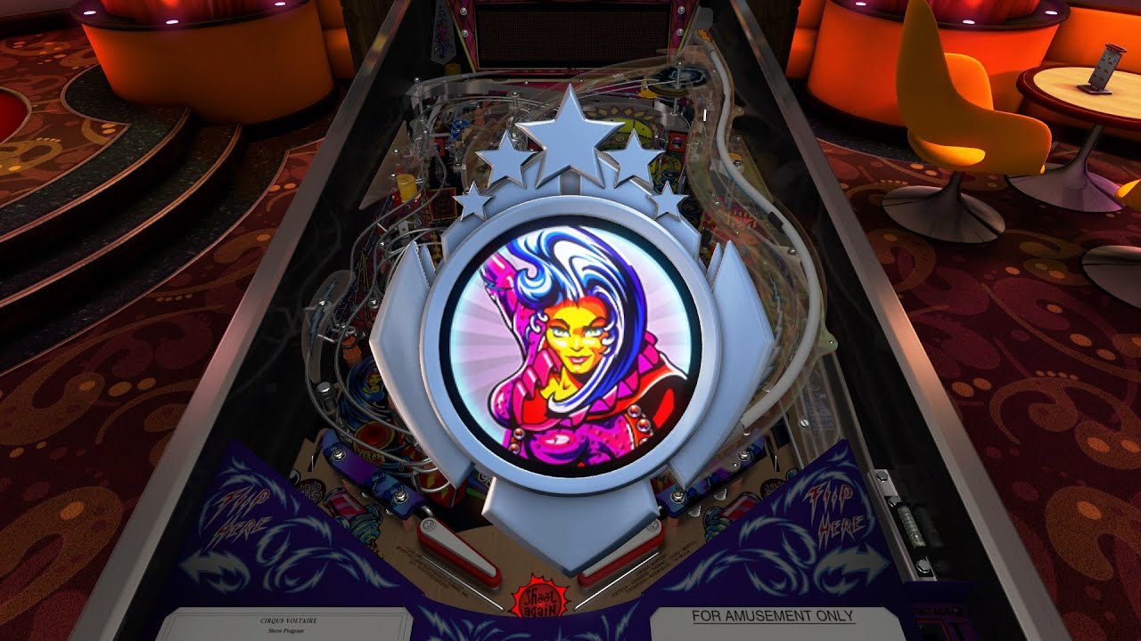 The frenetic affair of Cirqus Voltaire!  Pinball FX3 Classic Arcade Achievement and Wizard mode