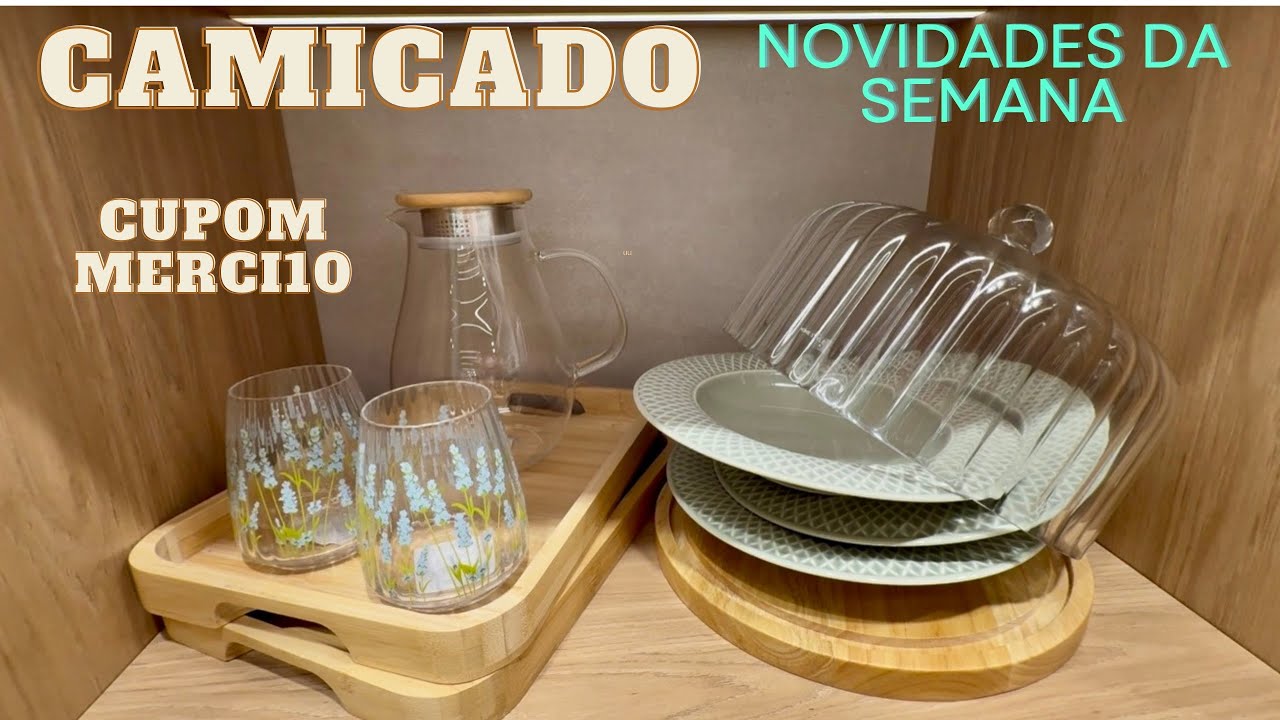 CAMICADO TEM TUDO PARA DEIXAR SUA CASA COMPLETA E AINDA TEM DESCONTO COM O CUPOM MERCI10.
