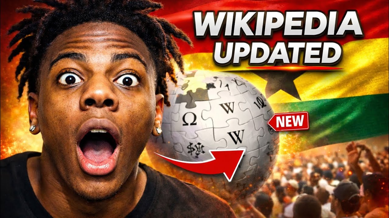 IShowSpeed Updates His Wikipedia to Include Ghana 🇬🇭 | Africa’s Influence Goes Global