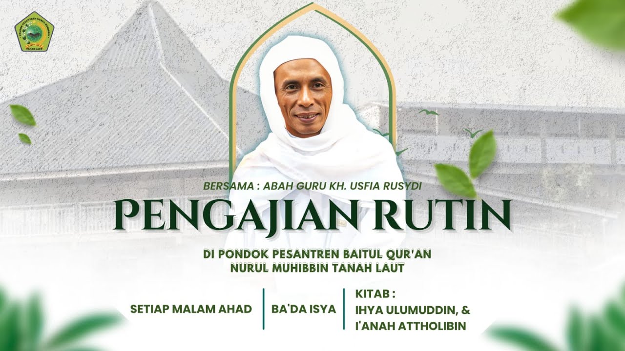 🔴LIVE - PENGAJIAN RUTIN MALAM AHAD BERSAMA ABAH GURU KH. USFIA RUSYDI | 02 FEBRUARI 2026