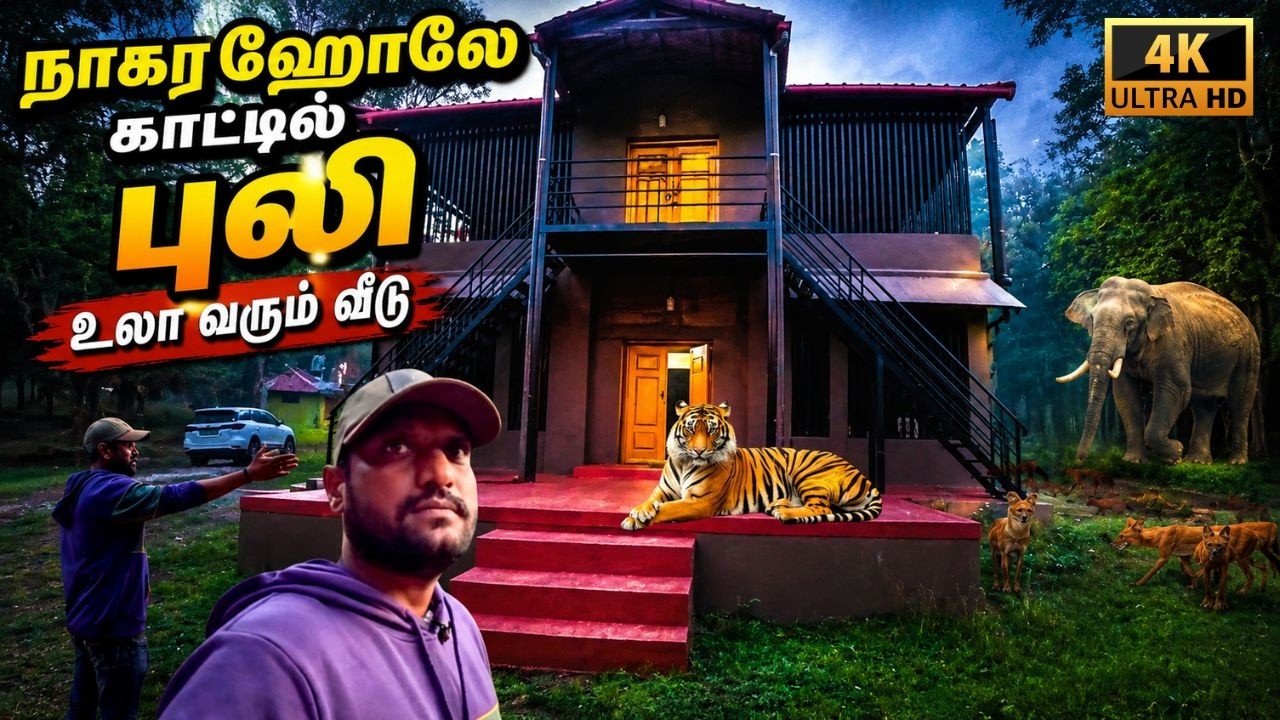 🔥புலி உலா வரும் வீடு | Nagarahole Tiger Reserve | Gangothri Forest Guest House
