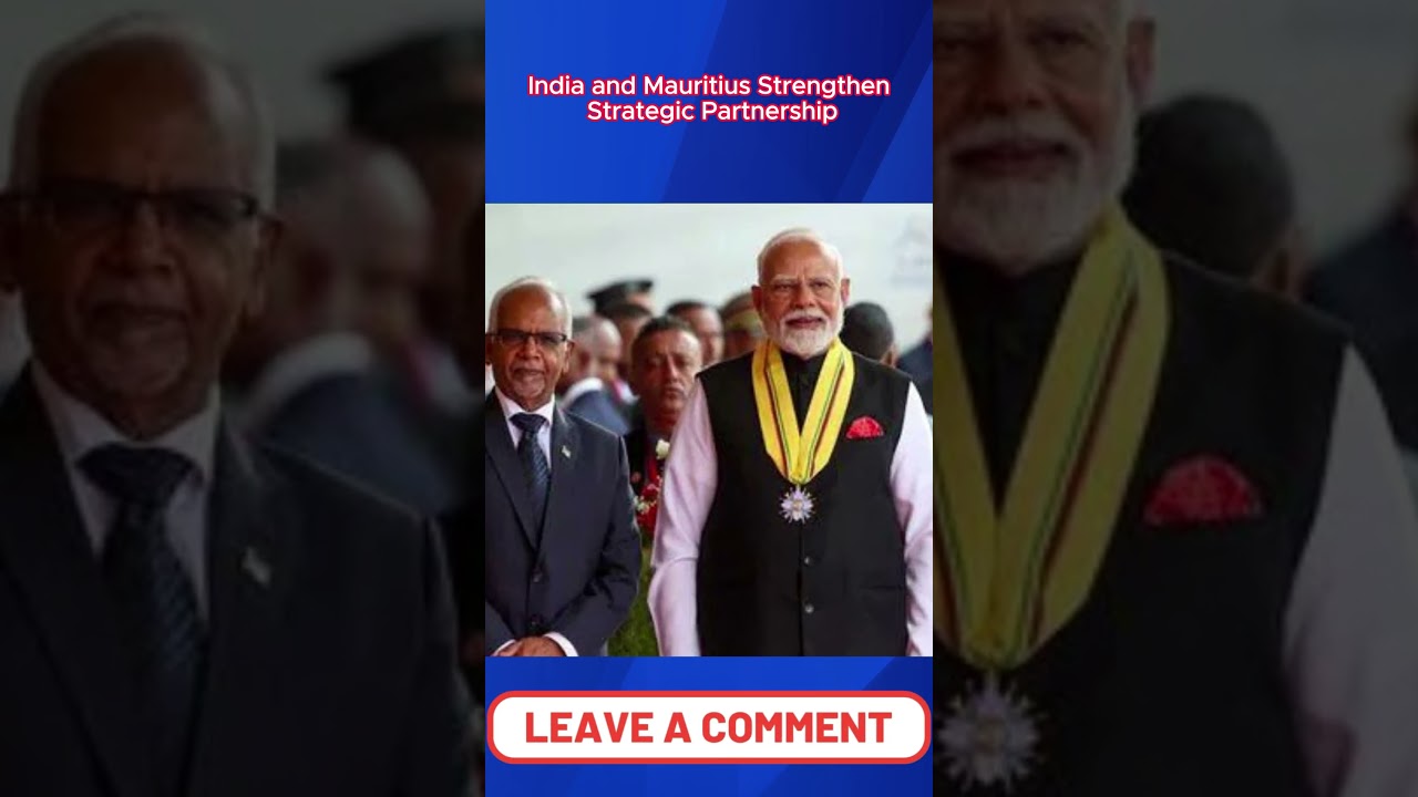 India and Mauritius Strengthen Strategic Partnership