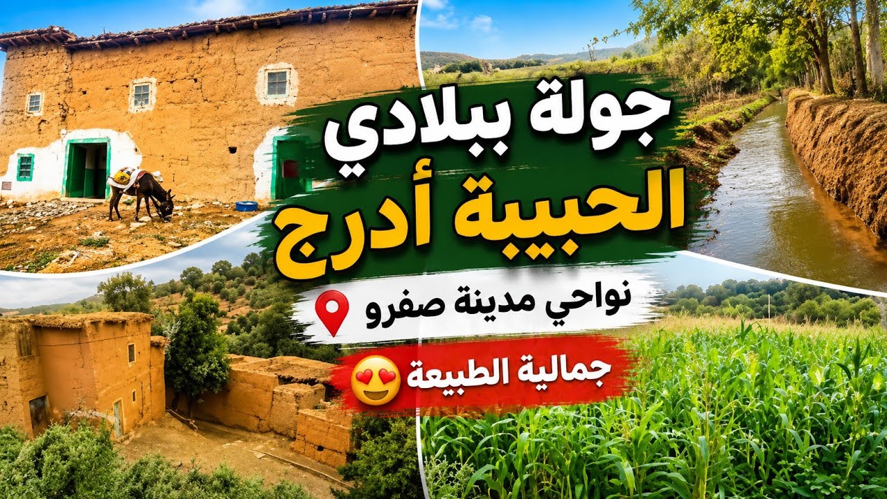 جولة ببلادي الحبيبة أدرج نواحي مدينة صفرو/جمالية الطبيعة 😍