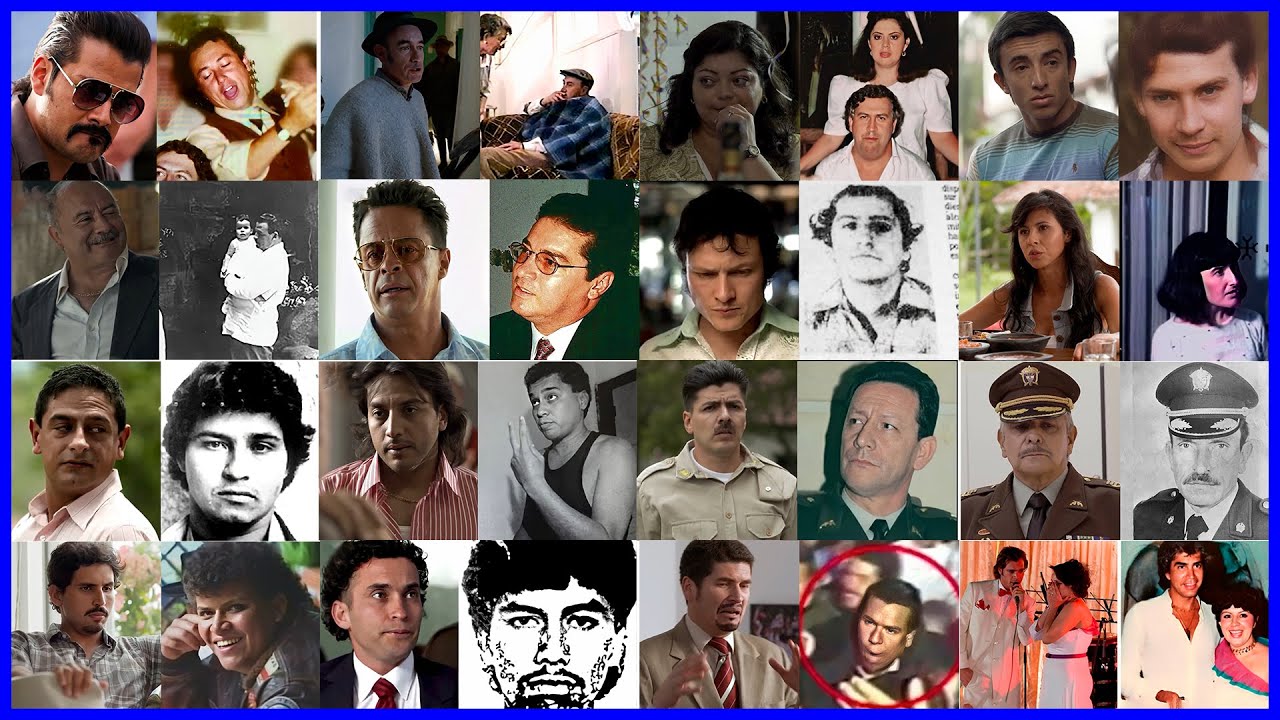 REALIDAD vs FICCION de los 116 PERSONAJES de EL PATRON del MAL