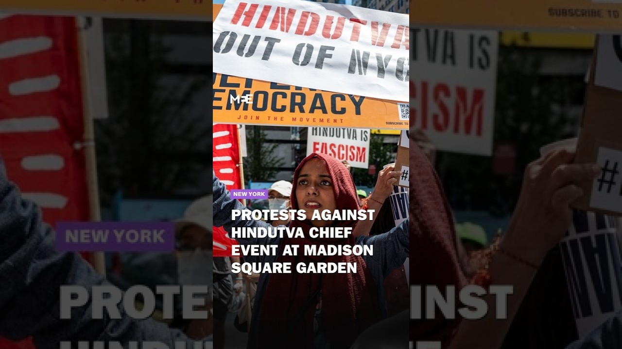 South Asian groups protest Hindu nationalist paramilitary leader&rsquo;s visit to NYC