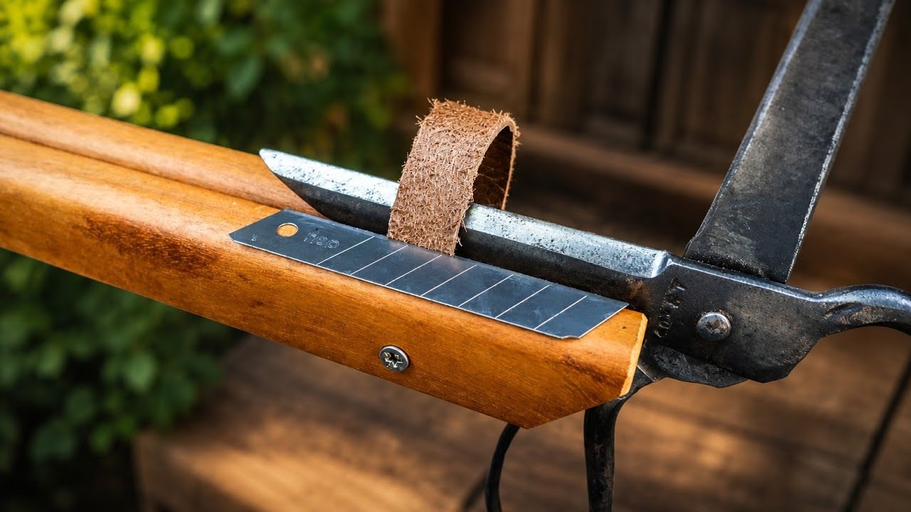 How to sharpen scissors like a razor!  How to make scissors that never rust