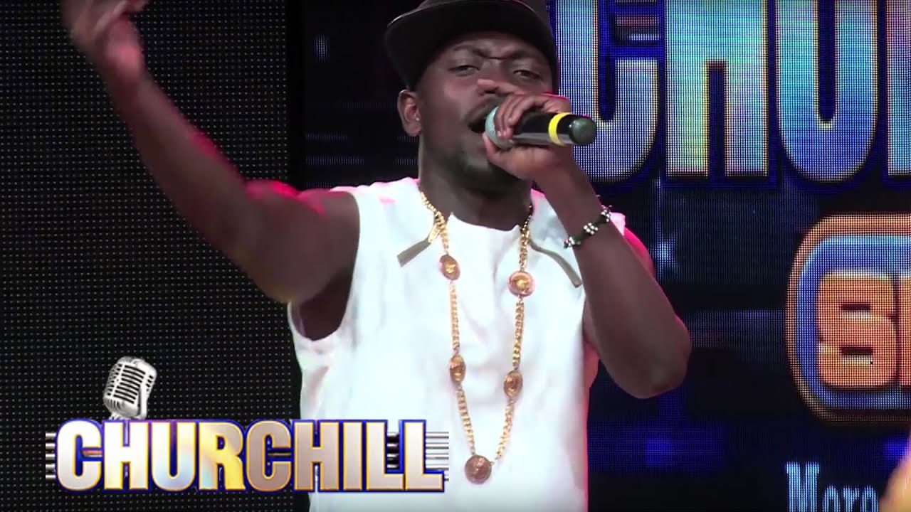 Kenrazy performs on Churchill Show