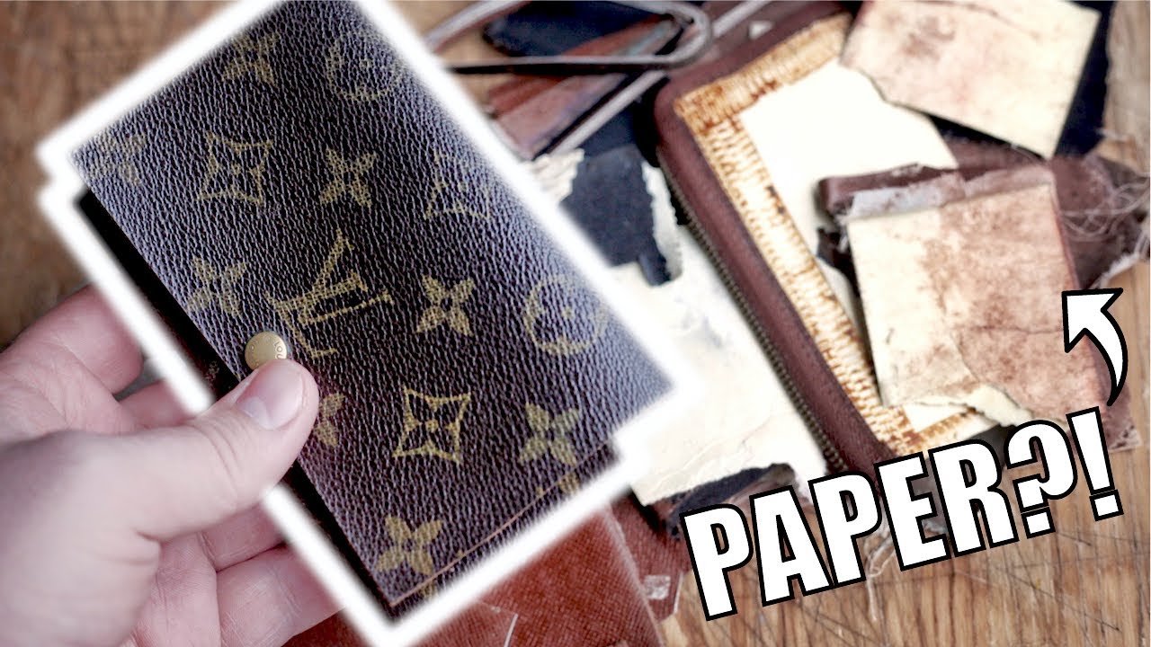 This Louis Vuitton Wallet is made with PAPER?!