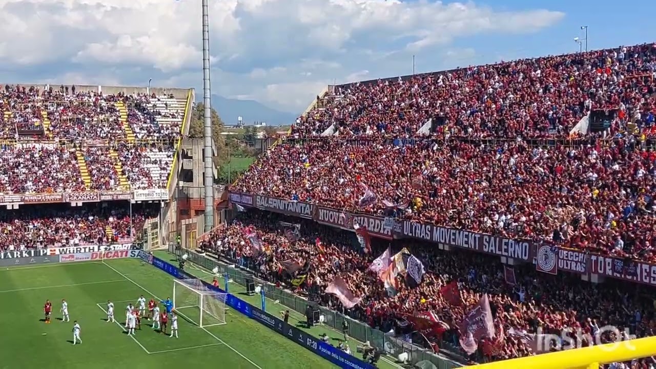 22.4.2023 Salernitana-Sassuolo 3-0 (Serie A,Tifo,Ultras,Curva Sud Siberiano)