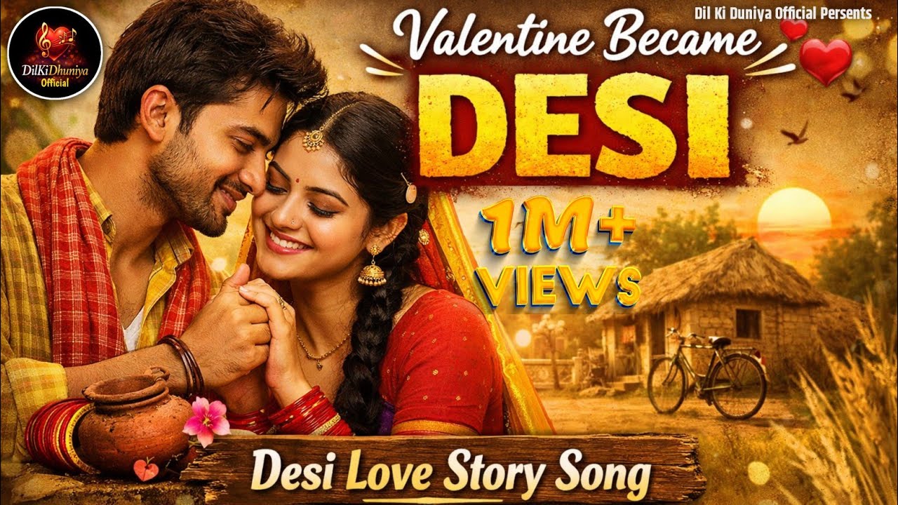 Valentine Bhi Desi Ho Gaya | Desi Love Story Song | Valentine Day Special 2026 DilKi Duniya Official