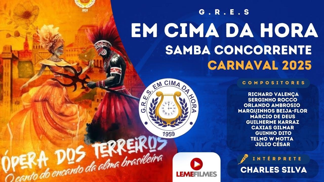 GRES EM CIMA DA HORA 2025 - SAMBA CONCORRENTE - RICHARD VALENÇA E PARCEIROS