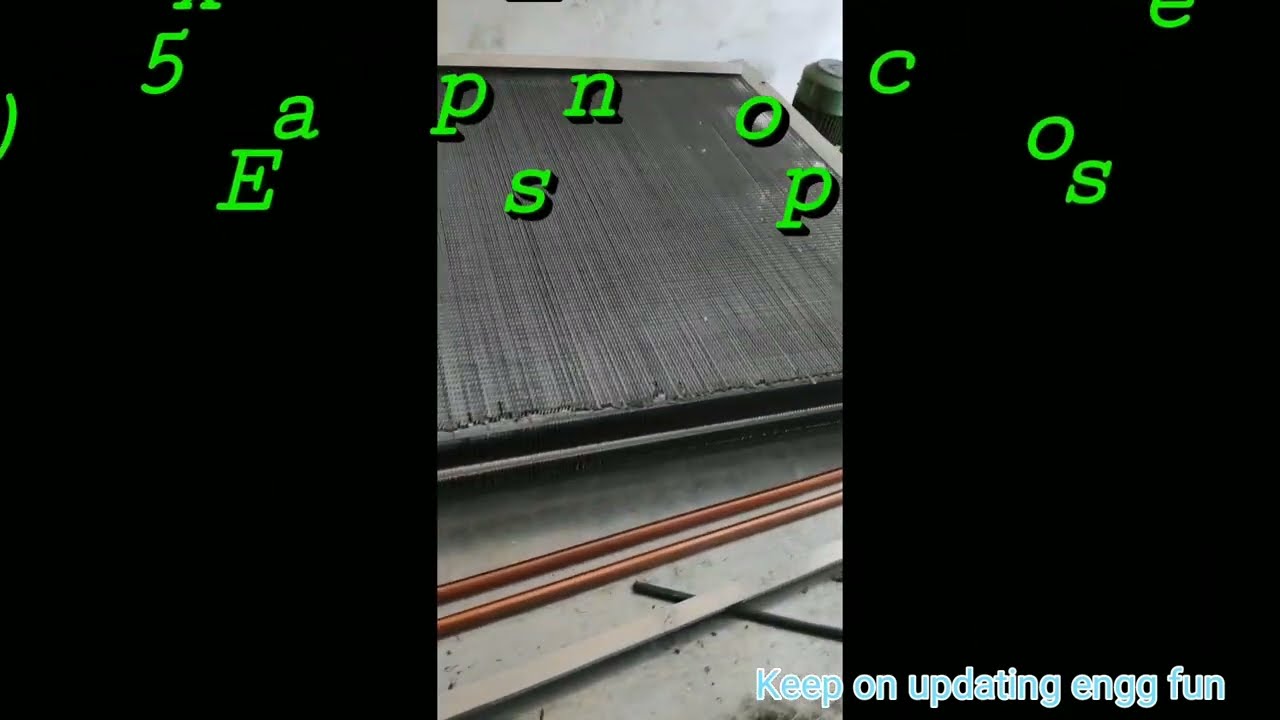 Heat exchanger coil manufacturing process.
