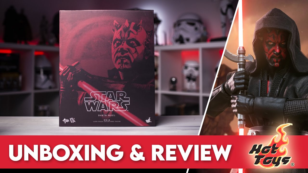 Распаковка и обзор Hot Toys Darth Maul DX18 Solo