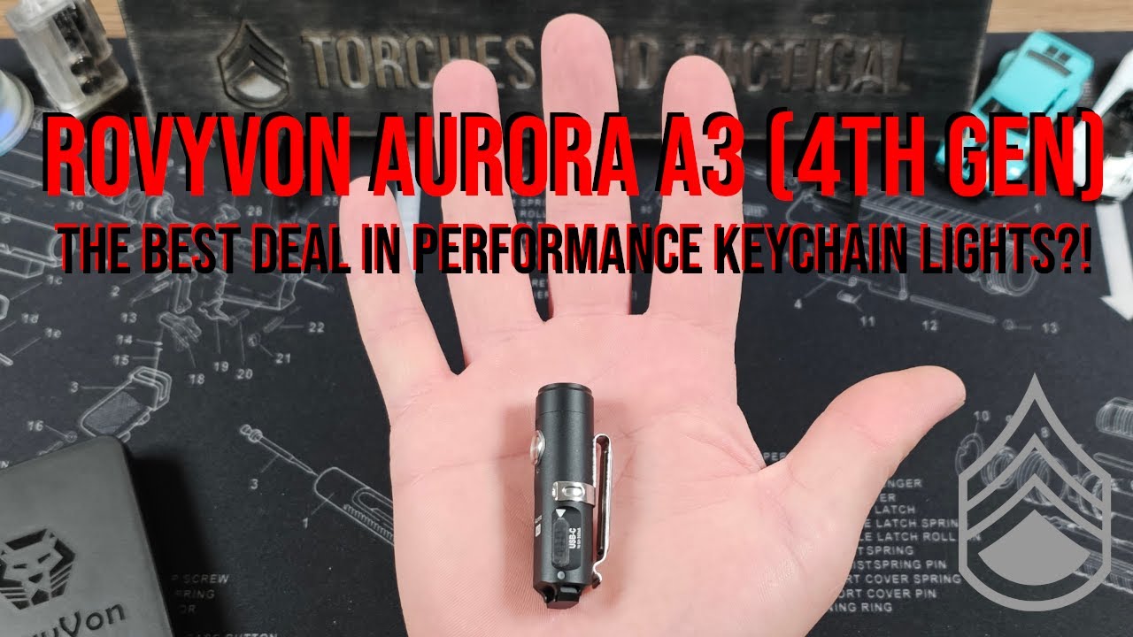 Обзор Rovyvon Aurora A3 — король ли это высокопроизводительных брелоков-фонарей?!