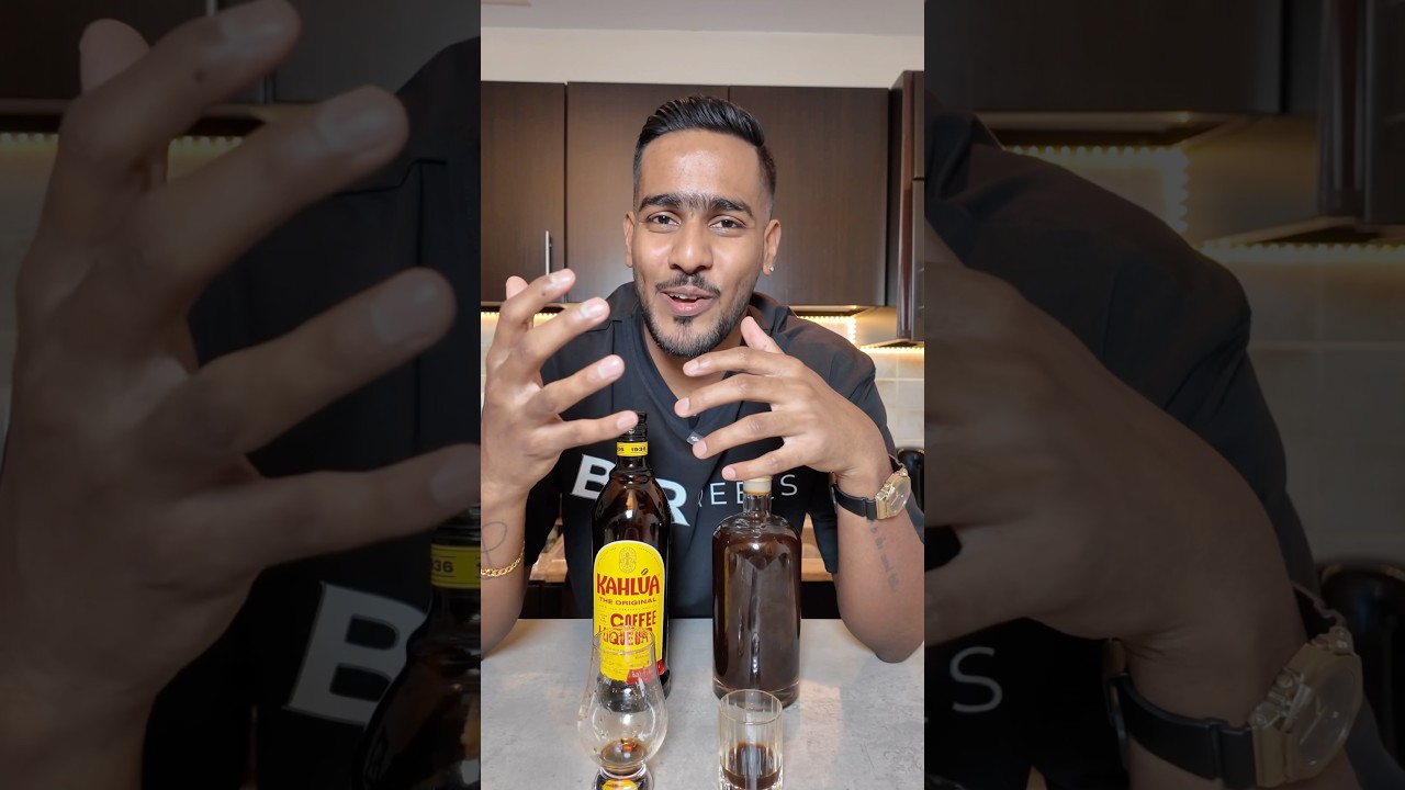 Easy recipe homemade coffee liqueur full video #coffeeliqueur #coffee #espressomartini #espresso