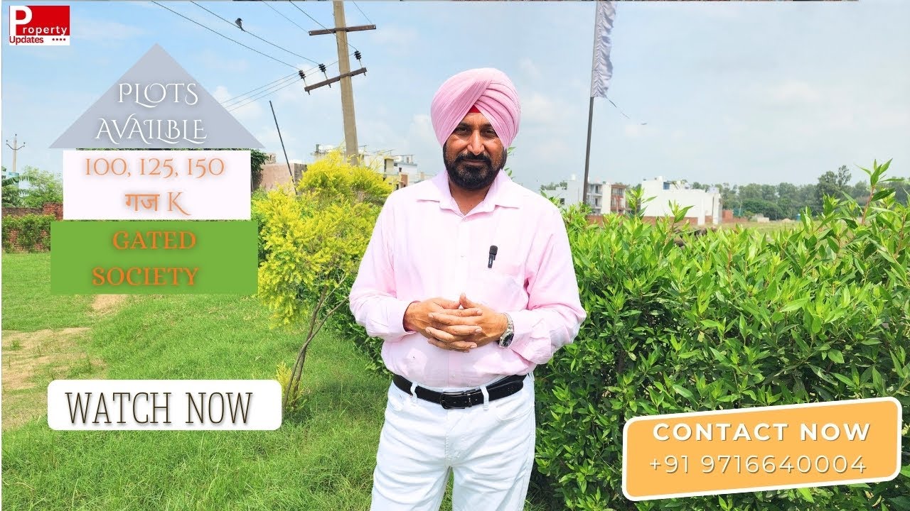 RERA Approved 100 | 125 | 150 Sq.Yd Plots Near Airport Road Mohali | Best Investment in Tricity