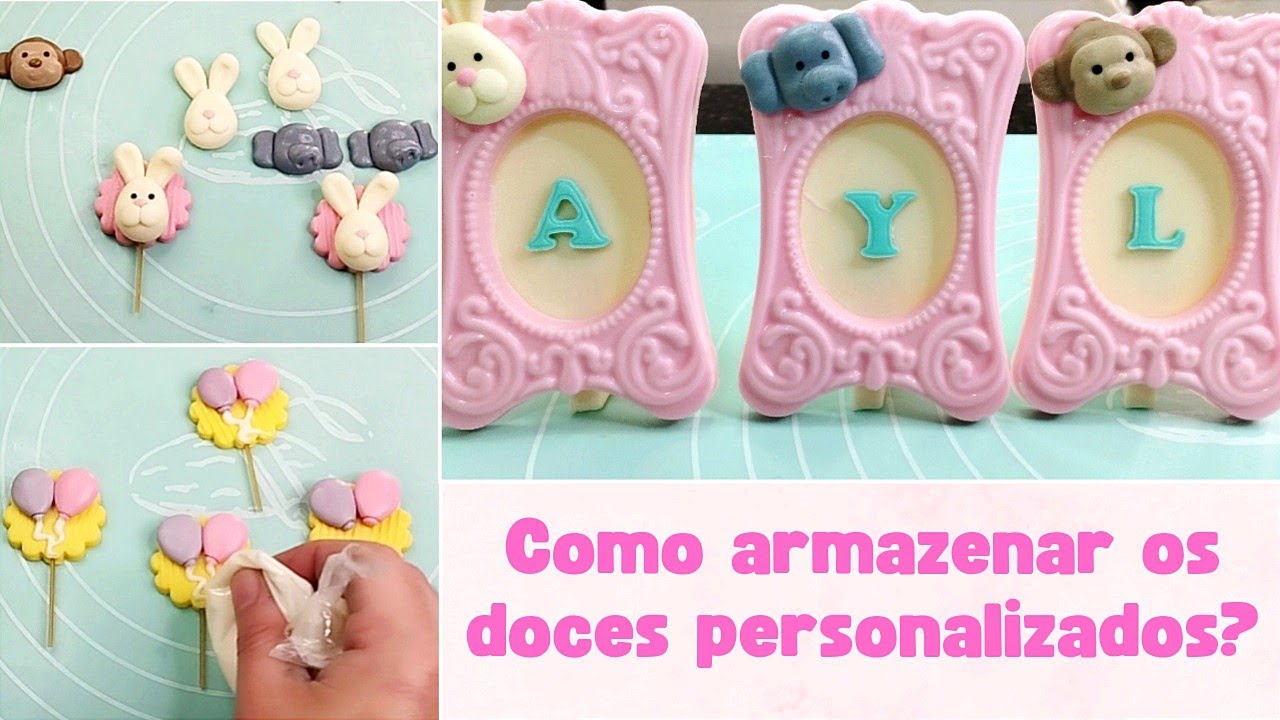 DOCES PERSONALIZADOS CIRCO ROSA | Pasta de leite em pó