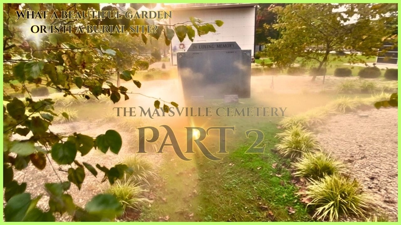 CEMETERY TOUR-Part 2-The Memorial Tombstone at The Maysville Cemetery.