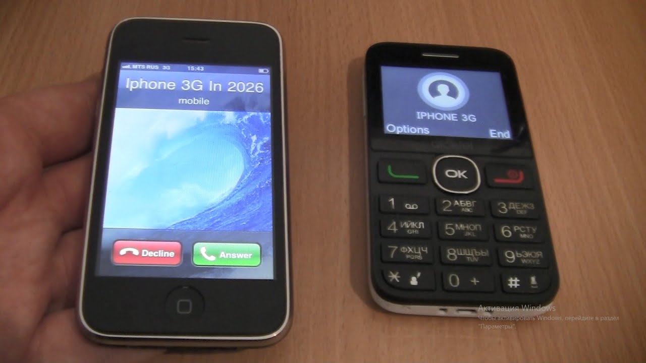 Incoming call & Outgoing call at the Same Time Alcate+Iphone  3G In 2026
