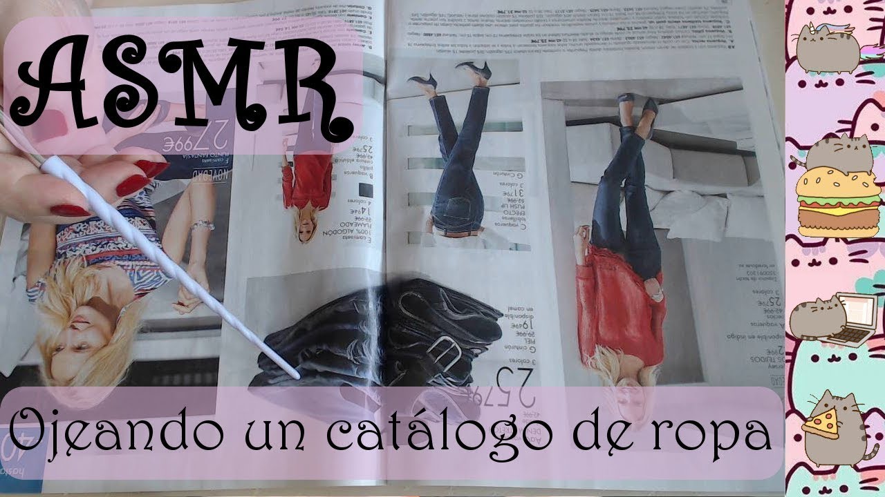ASMR (Español): Ojeando un catálogo de ropa