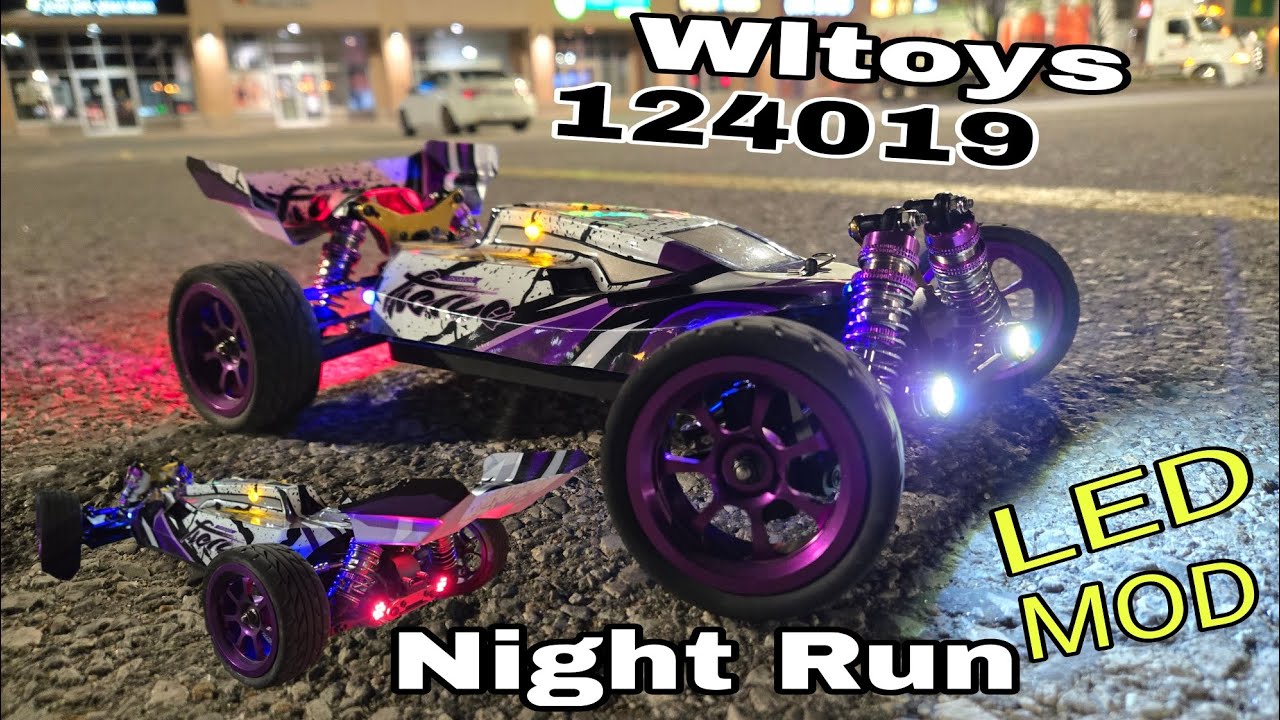 Wltoys 124019 RC Buggy - High Speed Night Run