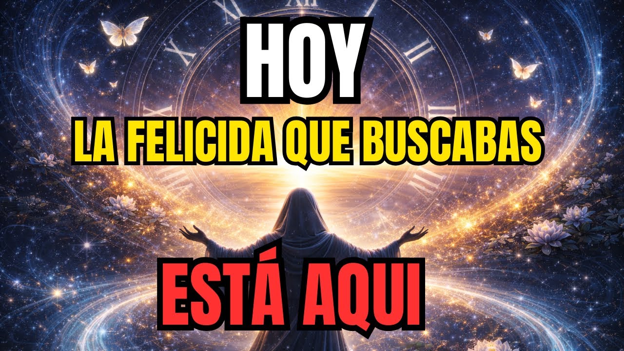 HOY COMIENZA UNA FELICIDAD EXTRAORDINARIA PARA TI — DEPENDE DE SI LA PERMITES