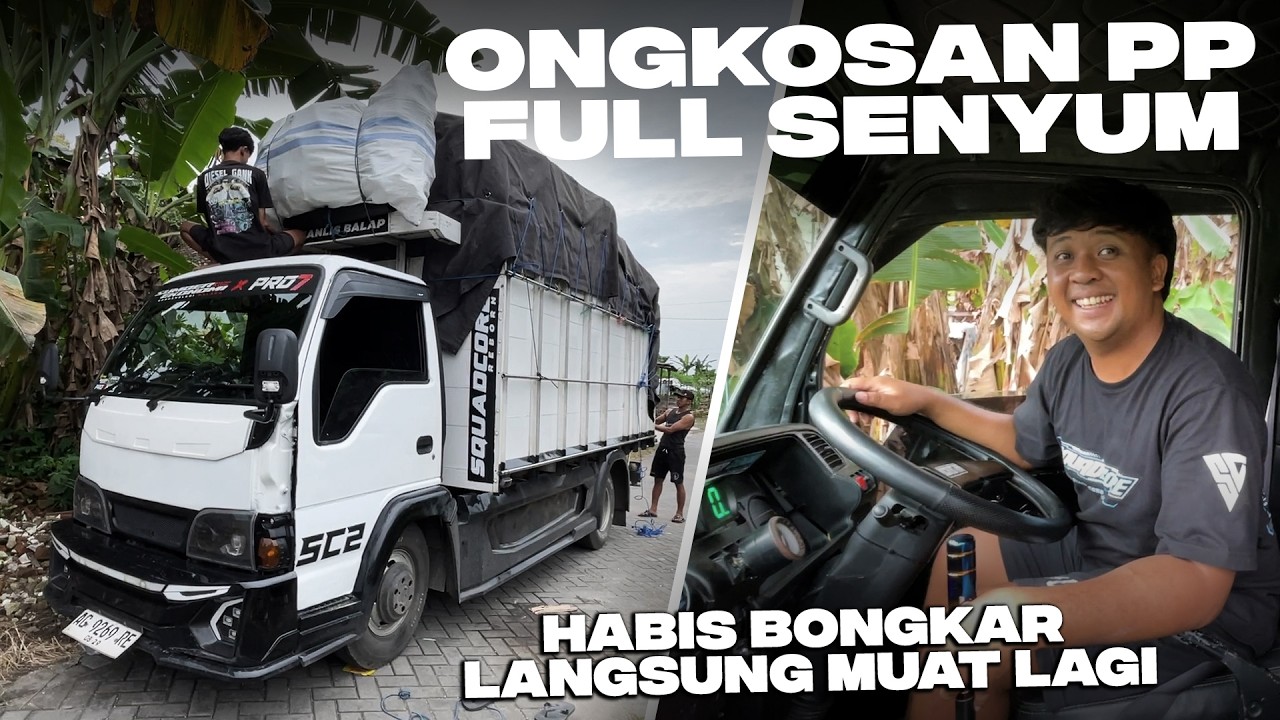 FULL SENYUM!! TRUK KIKI CORE DAPET ONGKOSAN MUATAN PULANG PERGI
