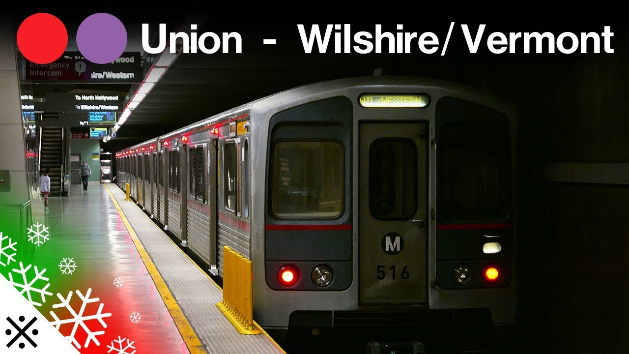 LA Metro: Red and Purple Lines (Union Station - Wilshire/Vermont)