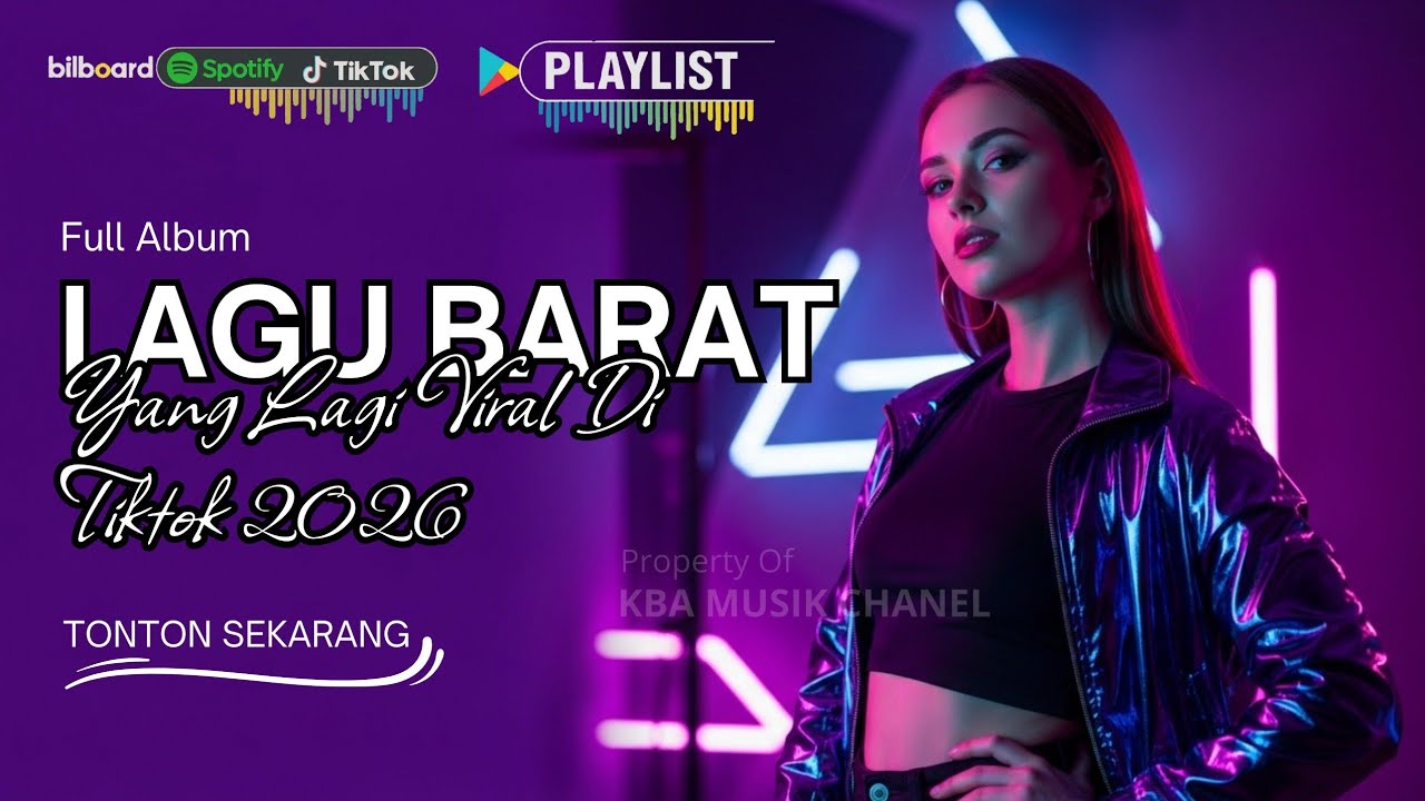 Lagu Barat Viral TikTok 2026 🔥 English Songs Paling Hits & Trending