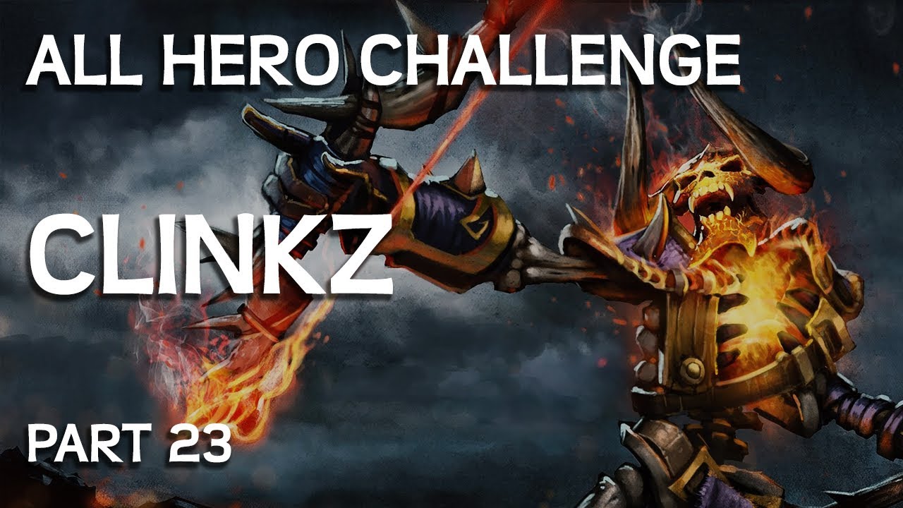 Bütün Kahramanlarla Mücadele Challenge Part # 23 - Clinkz Gameplay.