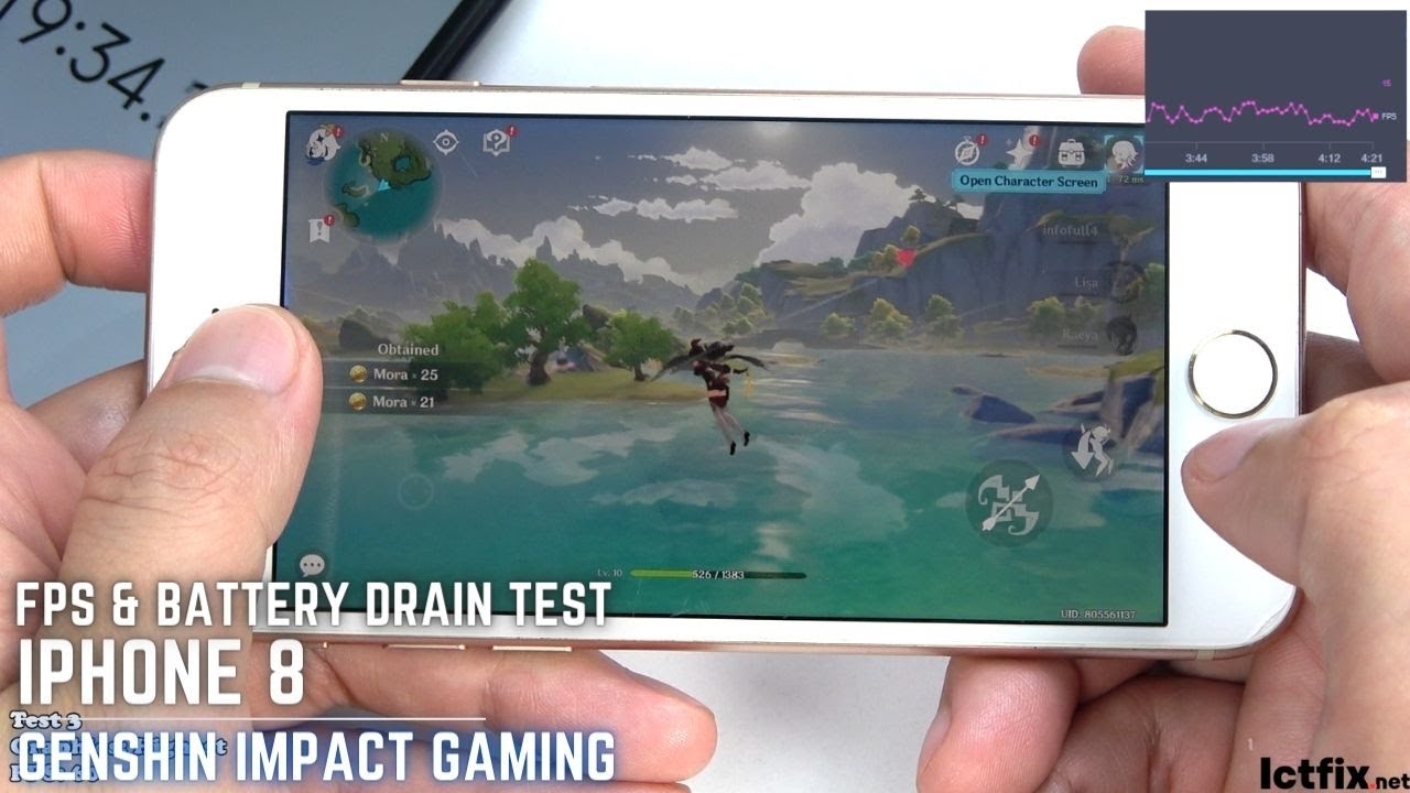 iPhone 8 Genshin Impact Gaming test 2022