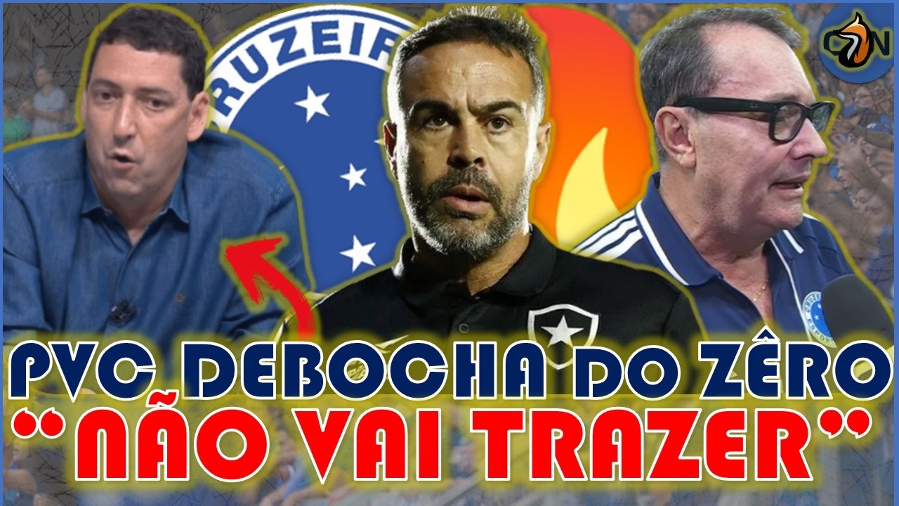 😒 PVC DEBOCHOU DO CRUZEIRO DO INÍCIO AO FIM DA NOTÍCIA, SOBRE NEGOCIAÇÃO COM ARTUR JORGE #futebol