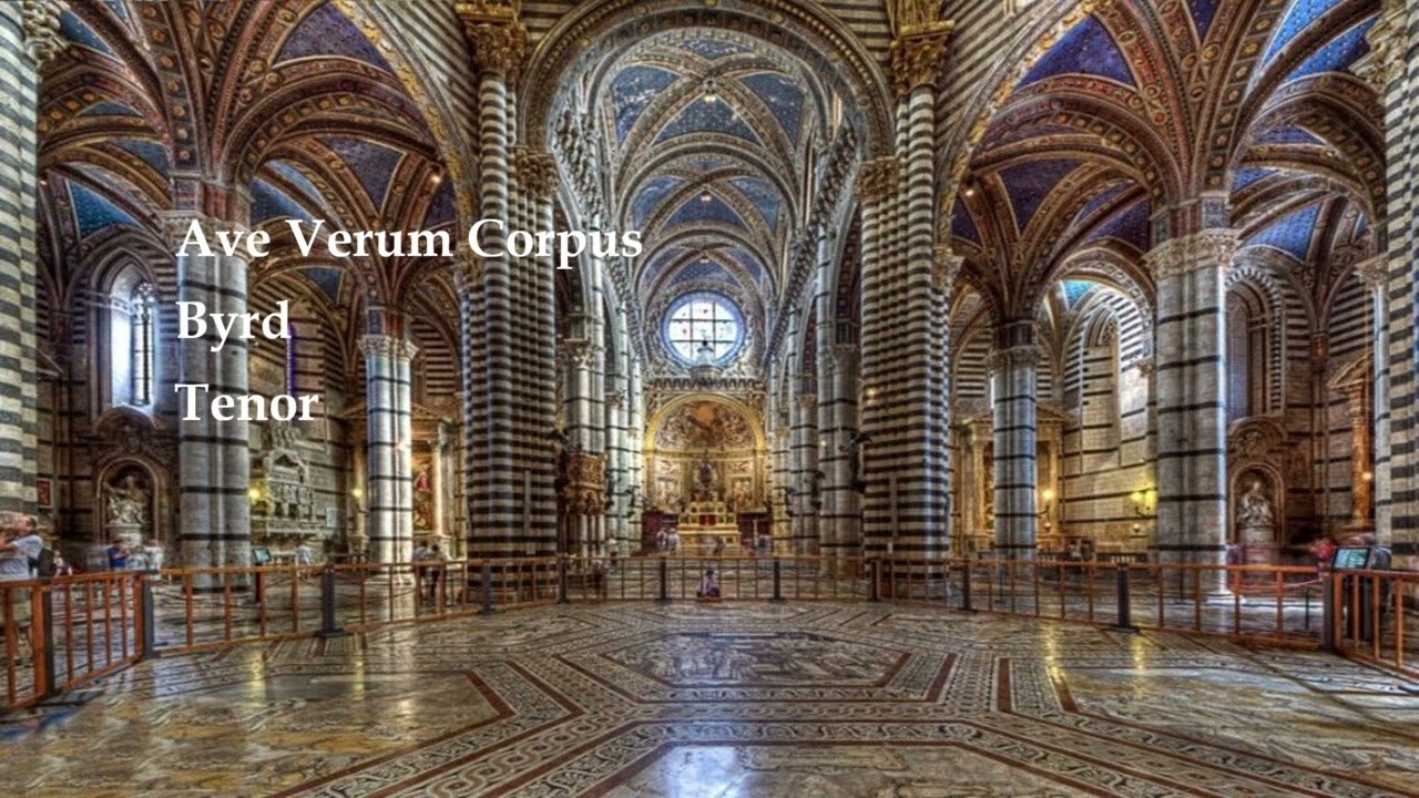 Ave Verum Corpus, Byrd, Tenor, Sax, a4