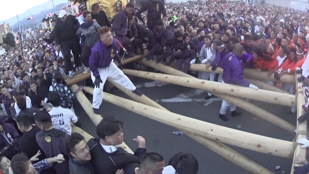 新居浜太鼓　マツリックス 2018　西原VS新須賀　〜工場前紫橙編〜