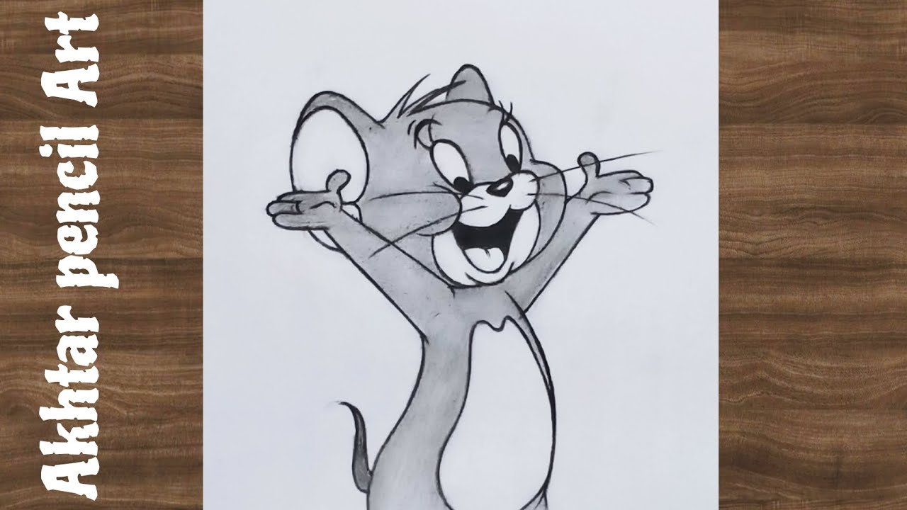 Cute Jerry Drawing Easy Step By Step // Jerry Drawing Ideas Easy // How To Draw A Jerry Picture 