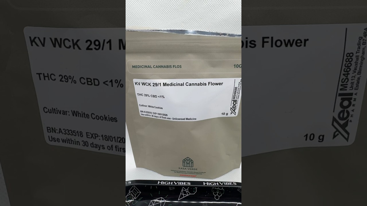 Kasa Verde | White Cookies | UK Medical Cannabis | First Look 👀