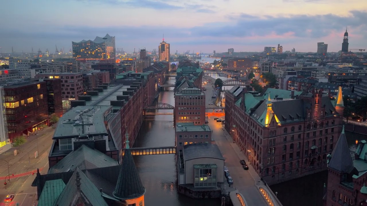 St Katharien und Zollkanal - Hamburg