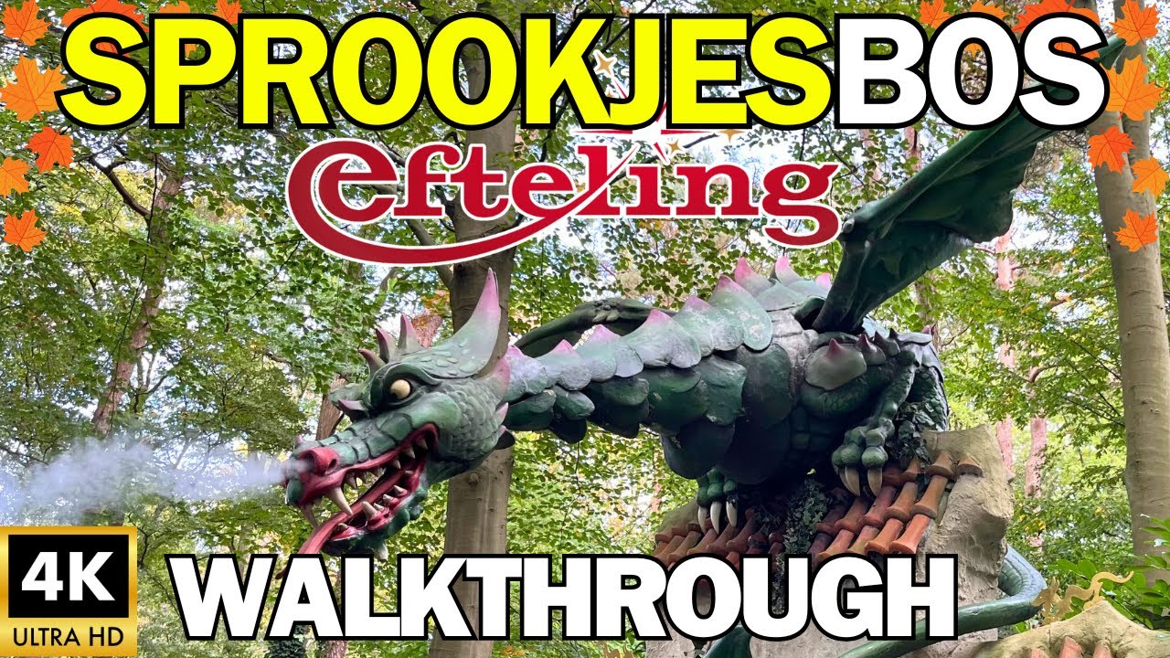 Efteling Walkthrough – Sprookjesbos Herfst – 4K POV (2024) 🍄🏰✨