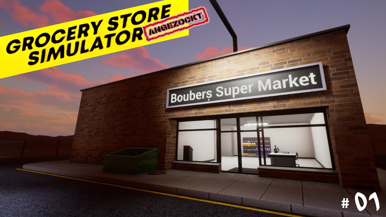 Grocery Store Simulator #01 💰 Hier muss man schnell sein #angezockt #deutsch