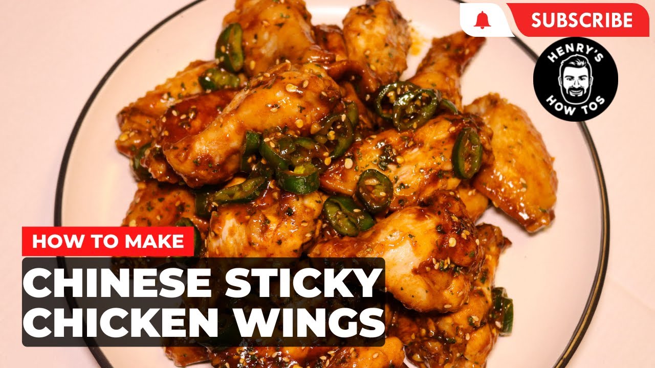 How To Make Chinese Sticky Chicken Wings | Ep 576