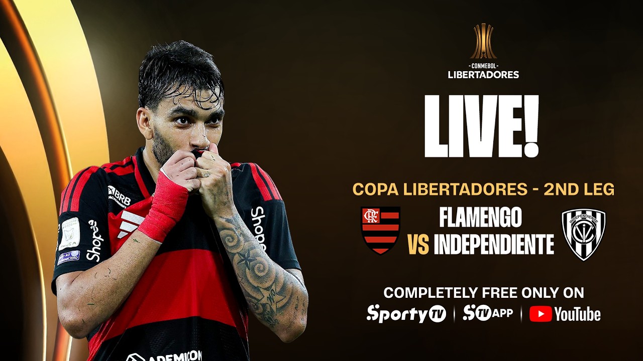 LIVE | Flamengo vs Independiente del Valle (2-0) | QFs' 2nd Leg - Copa Libertadores | SportyTV