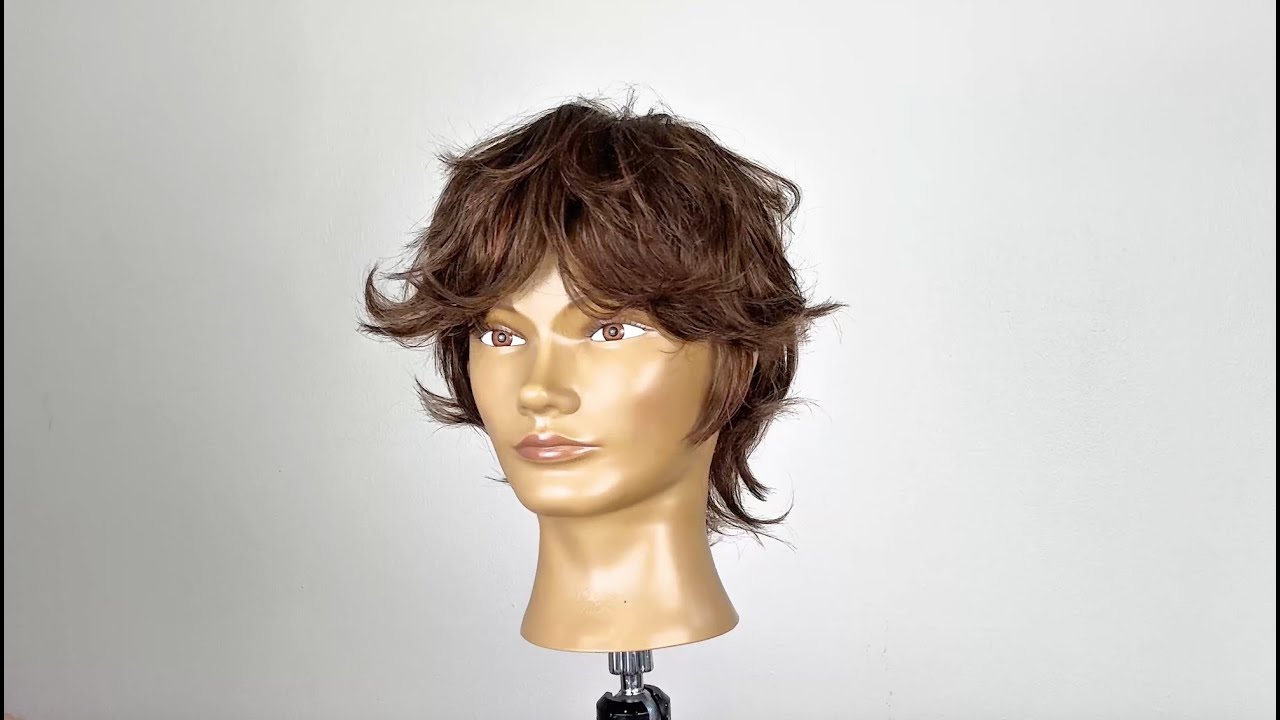Easy Short Bixie Haircut Using A Razor